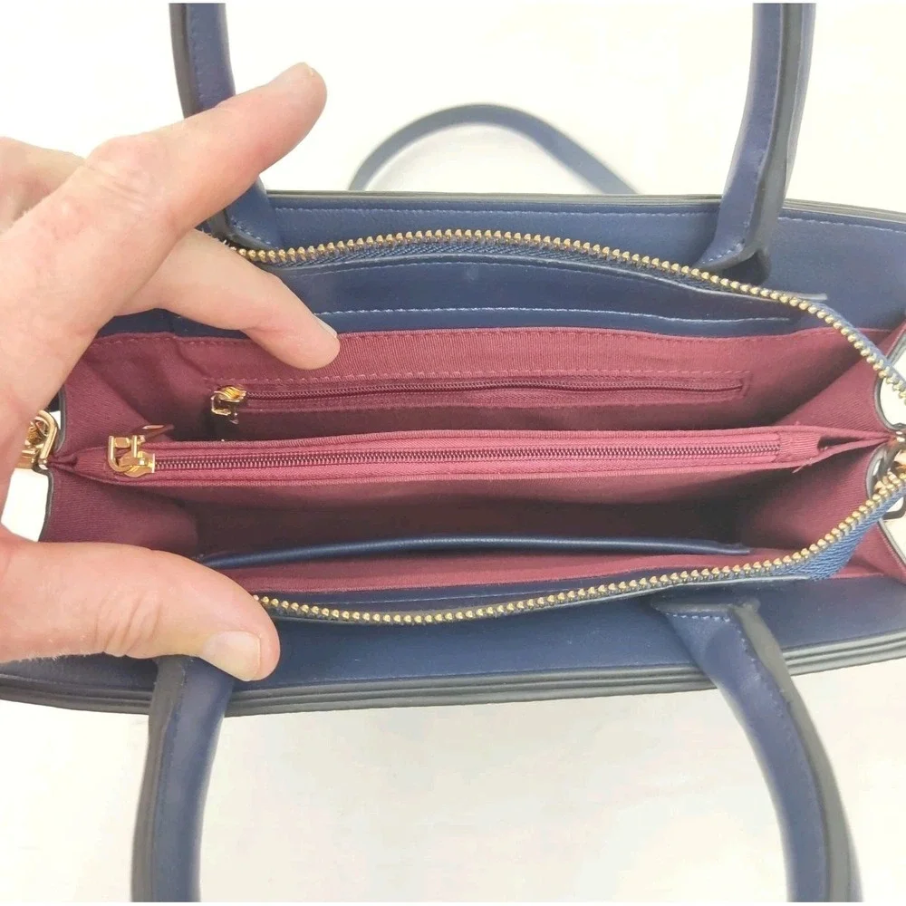 Unbranded Ladies Stylish Navy‎ Blue Handbags Purse